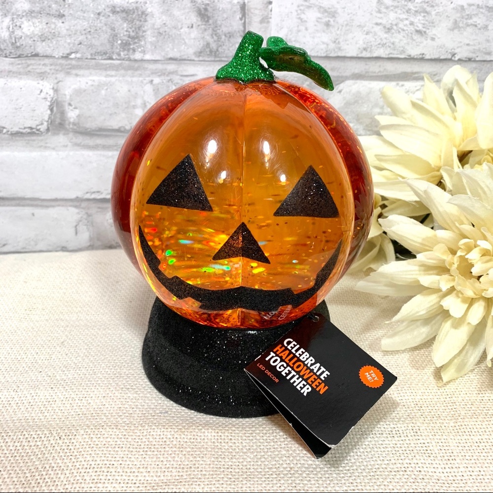 Light-Up LED Pumpkin Jack-O’- Table Decor - Fall & Halloween Decor